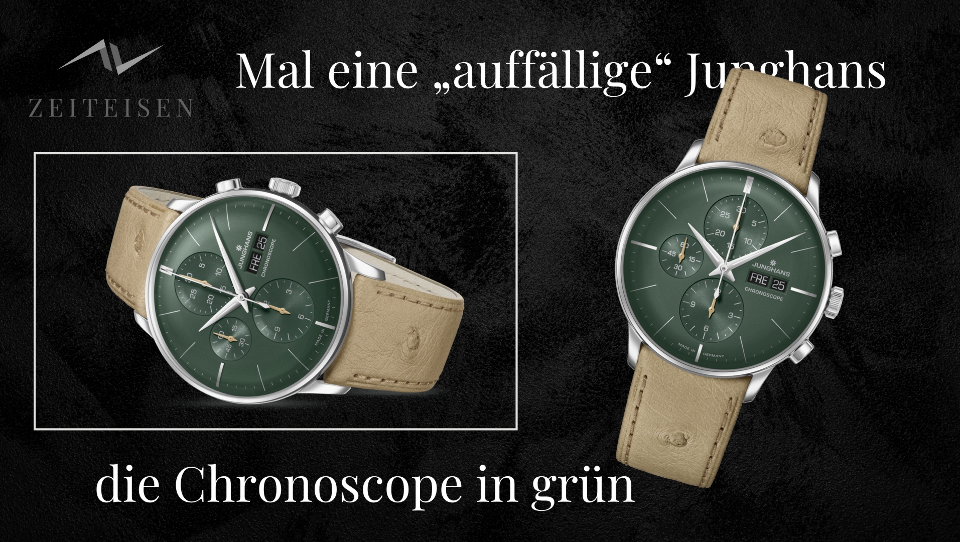 Video Review zur Junghans Chronoscope in grün